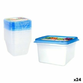 Set di 9 scatole porta pranzo Privilege 49792 550 ml 12 x 12 x 7,5 cm (24 Unità) di Privilege, Conservazione di alimenti - Ri...