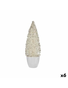 Christmas garland Tinsel Hoods Silver Plastic 12 x 12 x 200 cm (36 Units) | Tienda24 Tienda24.eu