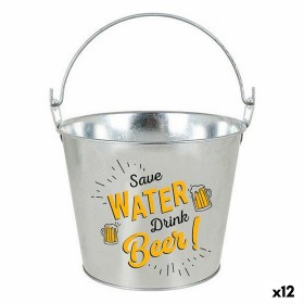 Ice Bucket with Handle and Aluminium Bottle Opener Privilege 5 L 23 x 17 x 18 cm (12 Units) by Privilege, Ice buckets and ton...