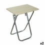 Table d'Appoint Pliable Confortime Bois 66 x 38 x 48 cm (2 Unités) | Tienda24 - Global Online Shop Tienda24.eu