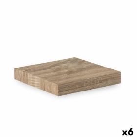 Estante Confortime Natural Madera MDF 23,5 x 23,5 x 3,8 cm (6 Unidades) de Confortime, Estantes flotantes - Ref: S2231416, Pr...