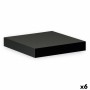 Etagère Confortime Noir Bois MDF 23,5 x 23,5 x 3,8 cm (6 Unités) de Confortime, Étagères murales - Réf : S2231417, Prix : 25,...