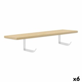 Estante Confortime Marrón claro Madera MDF 60 x 23,5 x 1,5 cm (6 Unidades) de Confortime, Unidades de estanterías - Ref: S223...