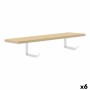 Mensole Confortime Marrone Chiaro Legno MDF 60 x 23,5 x 1,5 cm (6 Unità) di Confortime, Unità di mensole - Rif: S2231436, Pre...