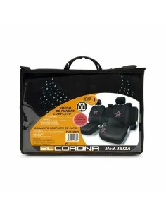 Fundas para Asientos de Coche Momo MOMLSC021BG Negro/Gris 11 Piezas | Tienda24 Tienda24.eu