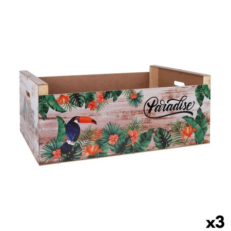 Dessous de plat Confortime Paradise Bois Tropical 58 x 39 x 21 cm (3 Unités) de Confortime, Dessous de plats - Réf : S2231475...