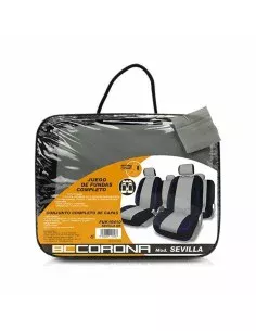 Set di Coprisedili BC Corona Sevilla Grigio (11 pcs) da BC Corona, Set coprisedili - Ref: S3700120, Precio: 23,12 €, Descuent...