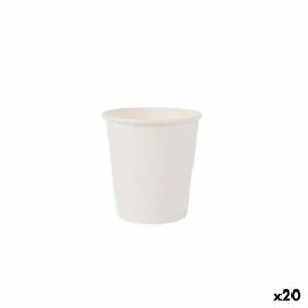 Set of glasses Algon Cardboard White 50 Pieces 120 ml (20 Units) by Algon, Tumblers - Ref: S2231496, Price: 22,72 €, Discount: %