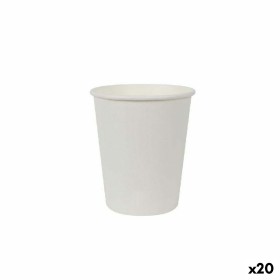 Set de Vasos Algon Cartón Blanco 12 Piezas 250 ml (20 Unidades) de Algon, Vasos - Ref: S2231498, Precio: 11,88 €, Descuento: %