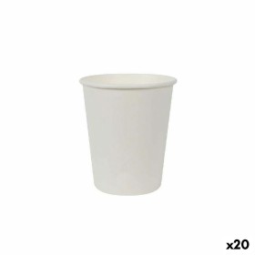 Set of glasses Algon Cardboard White 30 Pieces 250 ml (20 Units) by Algon, Tumblers - Ref: S2231499, Price: 23,16 €, Discount: %