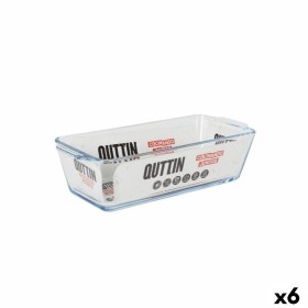 Fuente para Horno Quttin Vidrio Rectangular 825 ml 23,1 x 10 x 6,1 cm (6 Unidades) de Quttin, Bandejas para horno - Ref: S223...