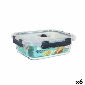 Hermetic Lunch Box Quttin Rectangular 1L 21 x 16,1 x 6,9 cm (6 Units) by Quttin, Food storage - Ref: S2231557, Price: 23,73 €...