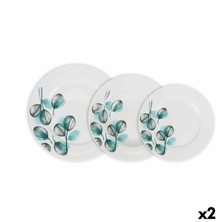 Dinnerware Set La Mediterránea Imagine Circular 18 Pieces (2 Units) by La Mediterránea, Combination Sets - Ref: S2231600, Pri...