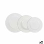 Conjunto de Louça La Mediterránea Aneto Branco Redonda 18 Peças (2 Unidades) | Tienda24 - Global Online Shop Tienda24.eu