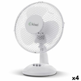 Table Fan Kiwi White Ø 27 cm 21W (4 Units) by Kiwi, Desk Fans - Ref: S2231605, Price: 59,00 €, Discount: %