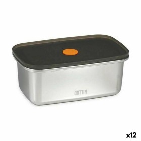 Hermetic Lunch Box Quttin Stainless steel Rectangular 1 L (12 Units) by Quttin, Food storage - Ref: S2231622, Price: 64,54 €,...