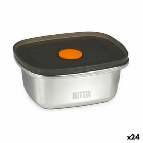 Lunchbox hermetisch Quttin Edelstahl rechteckig 250 ml (24 Stück) von Quttin, Lagerung von Lebensmitteln - Ref: S2231625, Pre...