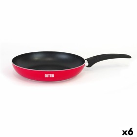 Poêle Quttin Infinity Rouge 22,3 x 41 cm (6 Unités) de Quttin, Grandes sauteuses - Réf : S2231633, Prix : 44,38 €, Remise : %