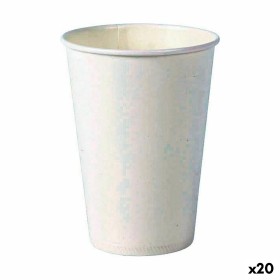 Set of glasses Algon Disposable Cardboard White 20 Pieces 220 ml (20 Units) by Algon, Tumblers - Ref: S2231727, Price: 14,52 ...