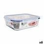 Lunchbox hermetisch Quttin rechteckig 2,6 L (6 Stück) von Quttin, Lagerung von Lebensmitteln - Ref: S2231760, Preis: 47,26 €,...