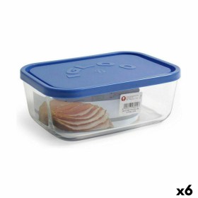 Lunchbox Borgonovo Blau rechteckig 2,3 L (6 Stück) von Borgonovo, Lagerung von Lebensmitteln - Ref: S2231763, Preis: 41,24 €,...