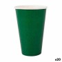 Set of glasses Algon Disposable Cardboard Green 10 Pieces 350 ml (20 Units) by Algon, Tumblers - Ref: S2231771, Price: 14,52 ...