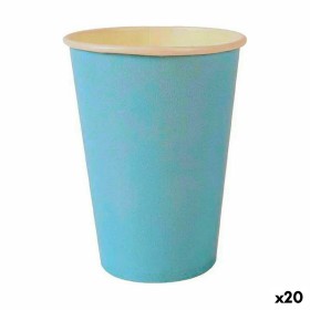 Set de Vasos Algon Desechables Cartón Azul 20 Piezas 220 ml (20 Unidades) de Algon, Vasos - Ref: S2231920, Precio: 15,73 €, D...