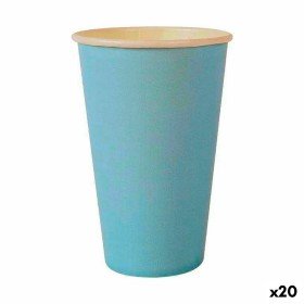 Set di Bicchieri Algon Monouso Cartone Azzurro 7 Pezzi 450 ml (16 Unità) | Tienda24 - Global Online Shop Tienda24.eu