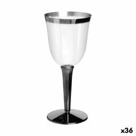 Set of reusable cups Algon Wine Silver 3 Pieces 250 ml (36 Units) by Algon, Tumblers - Ref: S2231935, Price: 43,95 €, Discoun...