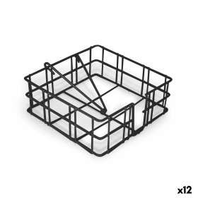 Portatovagliolo Confortime Metallo 18 x 18 x 6,5 cm (12 Unità) di Confortime, Ripiani e supporti - Rif: S2231952, Prezzo: 36,...