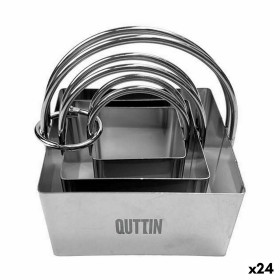 Backformen-Set Quttin Edelstahl Silberfarben karriert 3 Stücke (24 Stück) von Quttin, Backformsets - Ref: S2232023, Preis: 54...