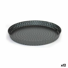 Kuchenspringform Quttin Schwarz Kohlenstoffstahl Perforiert 32 x 3 cm (12 Stück) von Quttin, Kuchen- und Biskuit-Formen - Ref...