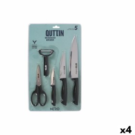 Kitchen Set Quttin Nero Black 5 Pieces (4 Units) by Quttin, Kitchen Knife Sets - Ref: S2232093, Price: 27,04 €, Discount: %