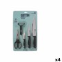 Set de Cocina Quttin Nero Negro 5 Piezas (4 Unidades) | Tienda24 - Global Online Shop Tienda24.eu