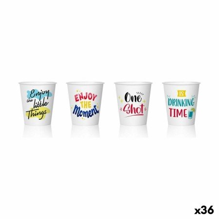 Set of Shot Glasses Algon Disposable Cardboard 20 Pieces 50 ml (36 Units) | Tienda24 - Global Online Shop Tienda24.eu