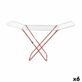 Folding clothes line Supernet White Red 127 x 50 x 2 cm (6 Units) by Supernet, Indoor Airers - Ref: S2232300, Price: 55,70 €,...