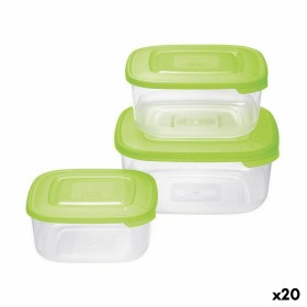 Set of lunch boxes Tontarelli Family Squared 3 Pieces (20 Units) by Tontarelli, Food storage - Ref: S2232332, Price: 44,70 €,...