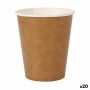 Conjunto de Copos Algon Descartáveis Papel kraft 12 Peças 250 ml (20 Unidades) de Algon, Copos - Ref: S2232340, Preço: 14,11 ...