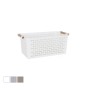 Cesta Multiusos Confortime Plástico Con asas Madera 26 x 14,5 x 12 cm (24 Unidades) de Confortime, Cubos de almacenaje sin ta...