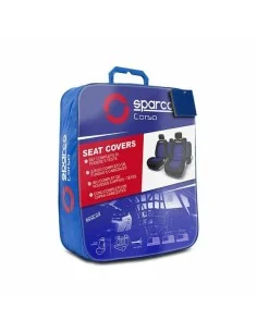 Seat cover Sparco SPCS402BL Black/Blue | Tienda24 Tienda24.eu