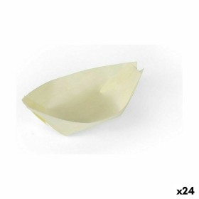 Set of bowls Algon Disposable Wood 12 Pieces 10 cm (24 Units) by Algon, Turntables - Ref: S2232494, Price: 18,21 €, Discount: %