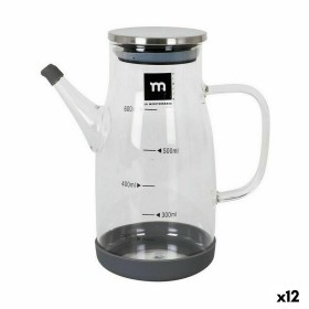 Galheteiro La Mediterránea Aço inoxidável Vidro de Borosilicato 600 ml (12 Unidades) de La Mediterránea, Dosificadores de mol...