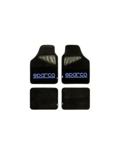 Set de tapis de voitures Sparco SPC1901 Universel Noir/Bleu (4 pcs) de Sparco, Tapis anti-dérapants - Ref: S3700587, Precio: ...