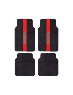 Set de tapis de voitures Sparco SPC1913RS Universel Noir/Rouge (4 pcs) de Sparco, Tapis anti-dérapants - Ref: S3700592, Preci...