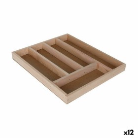 Organizador para Cubiertos Quttin Madera 33 x 28 x 3,5 cm (12 Unidades) de Quttin, Estantes y soportes - Ref: S2232611, Preci...