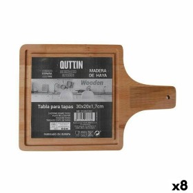 Plateau de service Quttin Avec poignée 30 x 20 x 1,7 cm (8 Unités) de Quttin, Planches à découper - Réf : S2232633, Prix : 30...