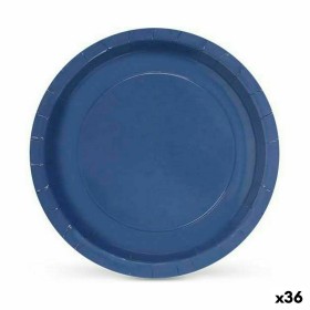 Set de Platos Algon Desechables Cartón Azul 10 Piezas 23 x 23 x 1,5 cm (36 Unidades) de Algon, Platos - Ref: S2232736, Precio...