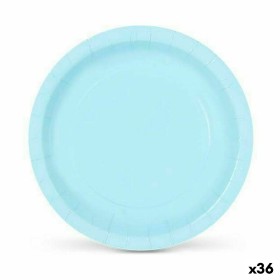 Set di piatti Algon Monouso Cartone Azzurro 10 Pezzi 20 cm (36 Unità) di Algon, Piatti - Rif: S2232737, Prezzo: 19,25 €, Scon...