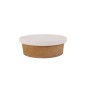 Set of trays Algon kraft paper With lid Disposable (5 Pieces) (12 Units) by Algon, Plates and dishes - Ref: S2232741, Price: ...