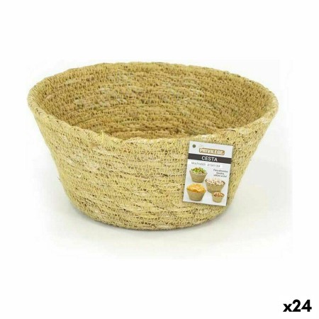 Cestino Multiuso Privilege Erba di mare Rotondo 13 x 7 cm (24 Unità) di Privilege, Contenitori senza coperchio - Rif: S223275...